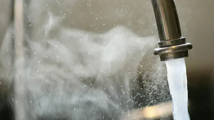 hot water faucet