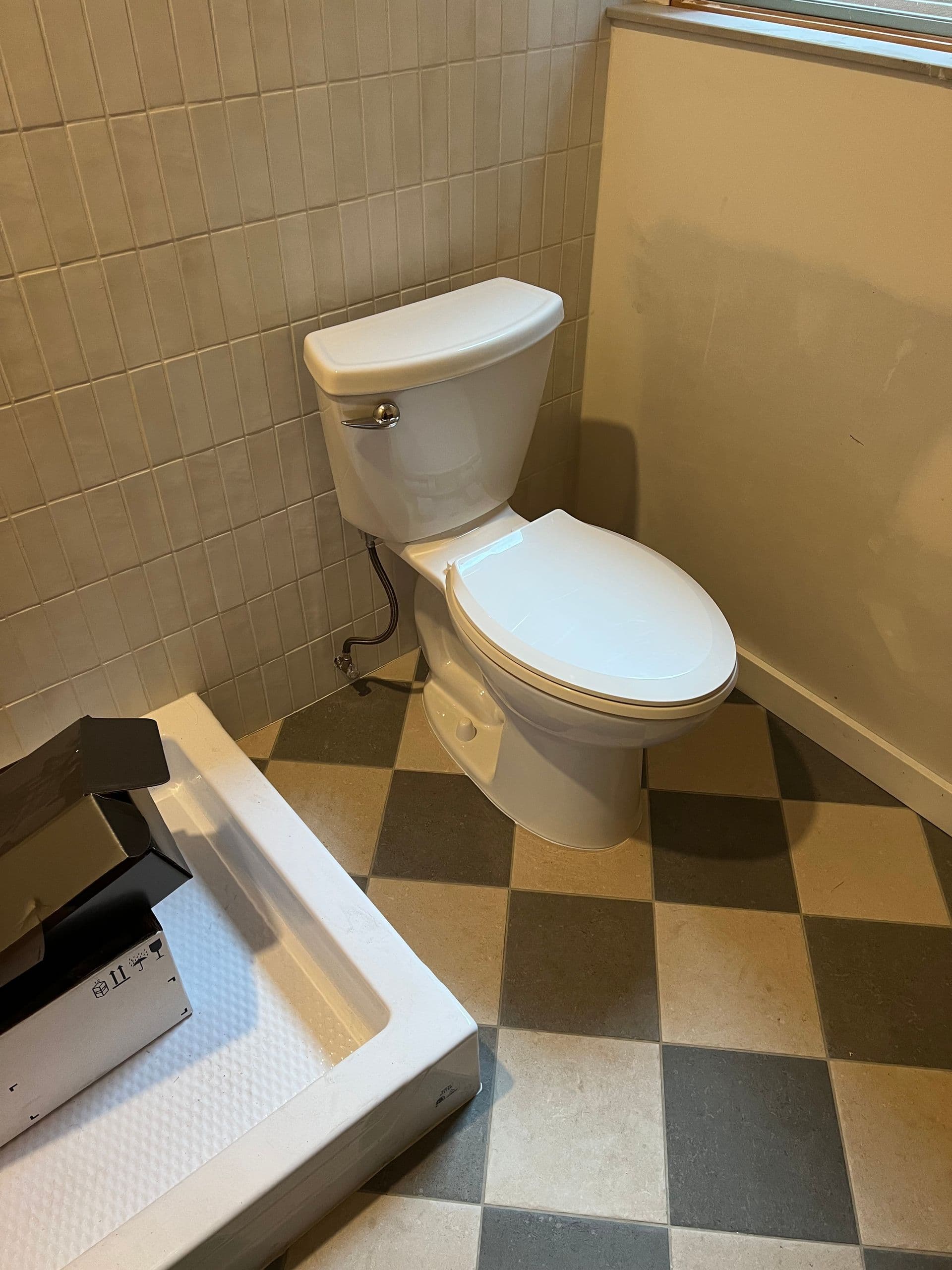 Toilet and Shower Pan